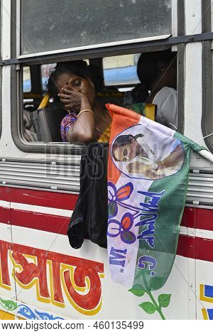 Kolkata, West Bengal, India - 21st July 2022 : All India Trinamool Congress Party, Aitc Or Tmc, At E