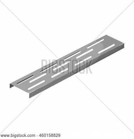 Rainwater Drainage Grate Cartoon. Rainwater Drainage Grate Sign. Isolated Symbol Vector Illustration