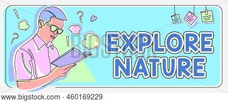 Conceptual Caption Explore Nature. Business Overview Reserve Campsite Conservation Expedition Safari