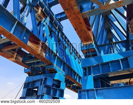 This Is The Steel Structure Of A Launcher Gantry That Will Be Used For Erection Precast Concrete I G