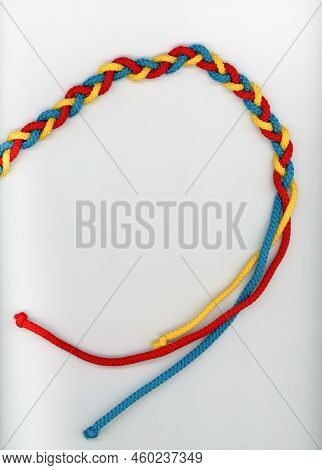 Braid Plait Rope Made From Multi Colour Strands