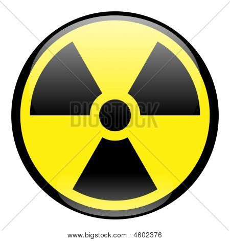 Radiation Round Sign Icon