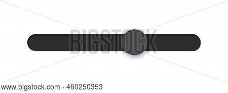Scrollbar Element Button. Interaction Technique Or Widget For Scrolling Content On Webpage, Desktop 