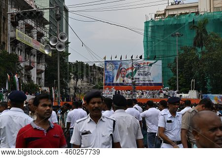 Kolkata, West Bengal, India - 21st July 2022 : All India Trinamool Congress Party, Aitc Or Tmc, At E