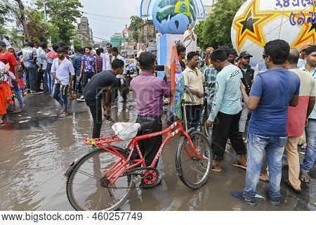 Kolkata, West Bengal, India - 21st July 2022 : All India Trinamool Congress Party, Aitc Or Tmc, At E