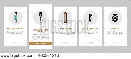 Assembly Furniture Instruction Onboarding Mobile Vector. Manual Diy, Man Home Instructions, Repair T
