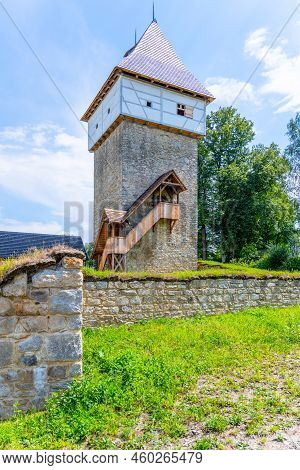 Ticha - Medieval Gothic Fortress With Renovated Tower Near Dolni Dvoriste In South Bohemia, Czech Re