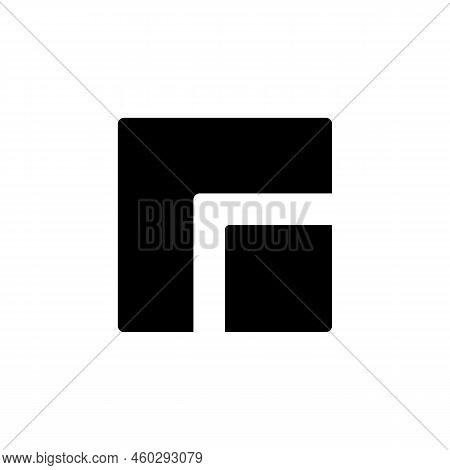 Full Screen Mode Black Glyph Ui Icon. Media Player. Simple Filled Line Element. User Interface Desig