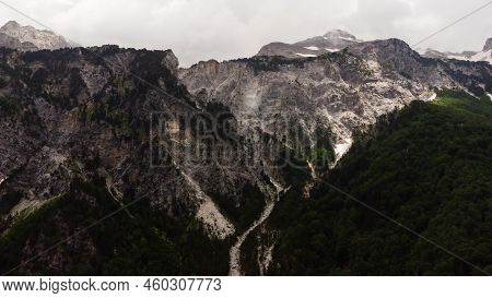 Amazing View Of Mountain In Albanian Alps