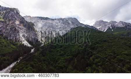 Amazing View Of Mountain In Albanian Alps