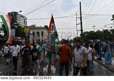 Kolkata, West Bengal, India - 21st July 2022 : All India Trinamool Congress Party, Aitc Or Tmc, At E