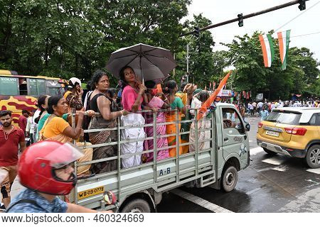 Kolkata, West Bengal, India - 21st July 2022 : All India Trinamool Congress Party, Aitc Or Tmc, At E
