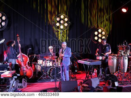 Cracow, Poland - July 08, 2022: Kenny Garrett Quintet Performing Live On The Kijow Centre Stage At S