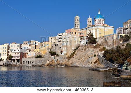 Syros island w Grecji
