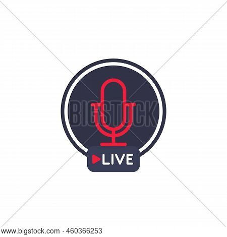 Live Stream Or Online Session Vector Icon