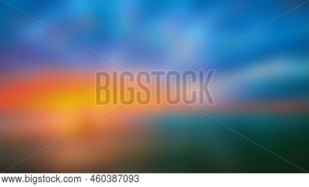 Abstract Background With A Color Gradient. Illustration For Wallpaper, Banner Covers And Creative De
