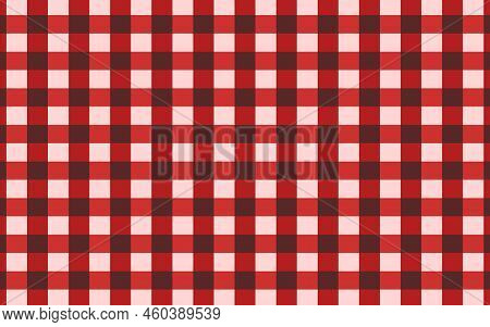 Colorful Checkered Pattern Background. Seamless Pattern Illustration Background. Tablecloth Pattern.