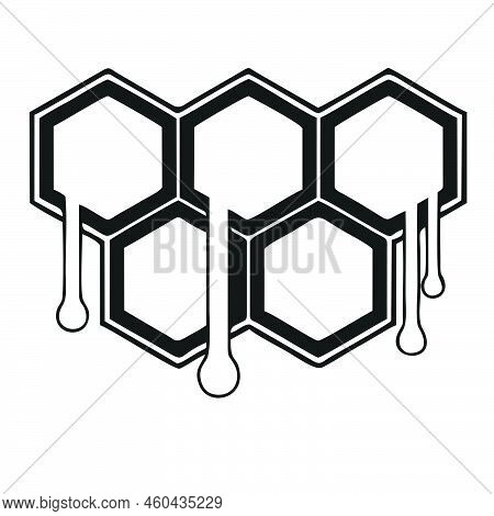 Honeycomb Icon Isolated On White Background. Honeycomb Icon Symbol For Logo, Web, App, Ui. Honeycomb