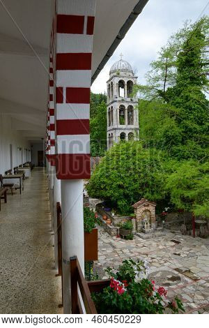 View At The Monastery Of Agathon In Greece