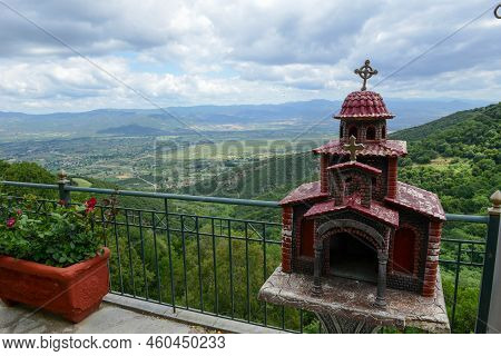 View From Monastery Of Agathon On Greece