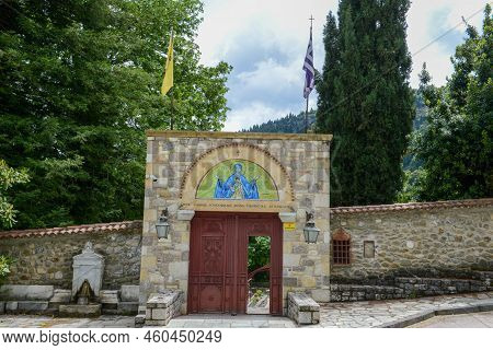 View At The Monastery Of Agathon In Greece