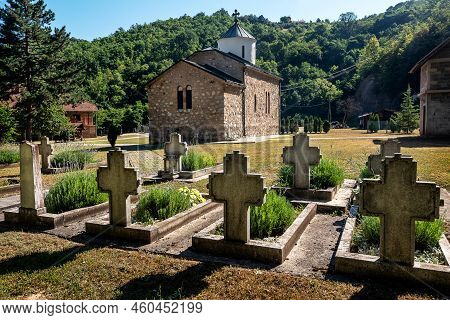 Orthodox Christian Monastery. Serbian Monastery Of The Ascension (manastir Vaznesenje). 12th Century