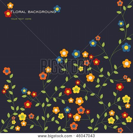 Süße Blumen Hintergrund
