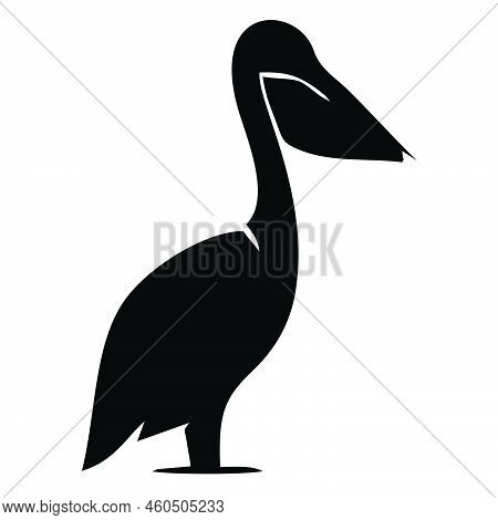Pelican Vector Icon Logo Design Concept. Pelican Logo