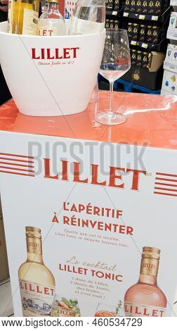 Bordeaux , Aquitaine  France - 08 22 2022 : Lillet Logo Sign And Text Brand Name Of Aromatized Frenc