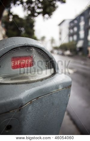 Süresi dolan Parkmetre Downtown San Diego, CA