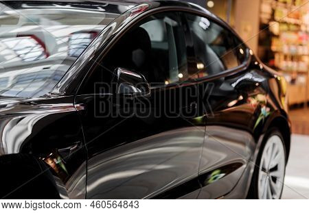 Side Car Mirror. Details Of Luxury Car. Car Detail.