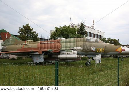 Sukoj Su-22 M4 On The Territory Of The Aeroclub In Nitra.