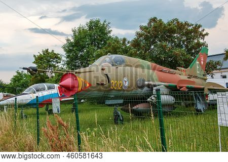 Sukoj Su-22 M4 On The Territory Of The Aeroclub In Nitra.