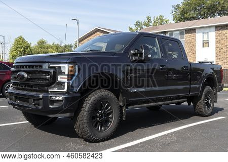 Kokomo - Circa August 2022: Ford F-250 Display At A Dealership. The Ford F250 Is Available In Xl, Xl