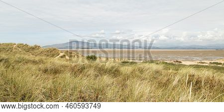 An Image Of A Cumbrian Shoreline Shot Near Barrow-in -furness, Cumbria, England, Uk.