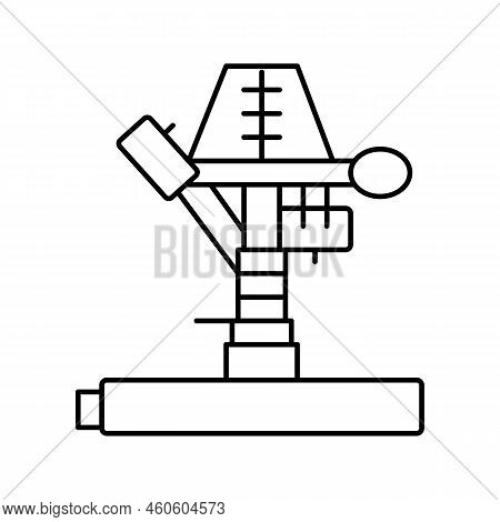 Portable Sprinkler Water Irrigation Line Icon Vector. Portable Sprinkler Water Irrigation Sign. Isol