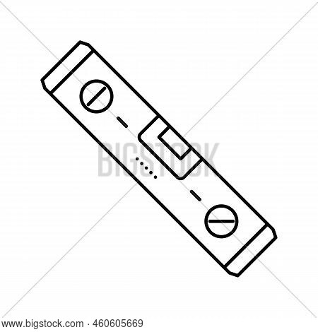 Level Tool Repair Line Icon Vector. Level Tool Repair Sign. Isolated Contour Symbol Black Illustrati