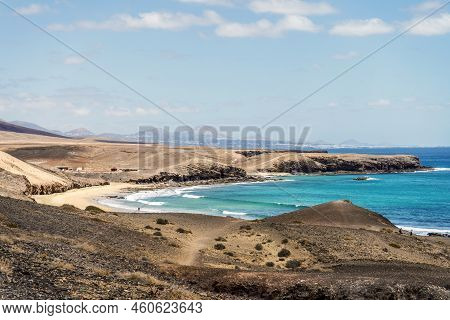 Beach Called Caleta Del Congrio In Los Ajaches National Park At Lanzarote, Canary Islands, Spain