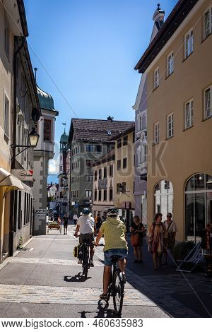 Immenstadt Am Algau, Germany - August 12, 2022: Historical Architecture Of The Old Town In Immenstad