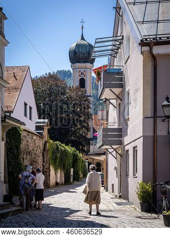 Immenstadt Am Algau, Germany - August 12, 2022: Historical Architecture Of The Old Town In Immenstad