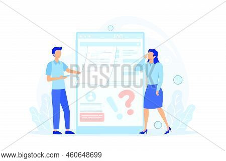 Faq Website Support Page, Guides Page. Frequently Asked Questions Or Questions And Answers, Client O