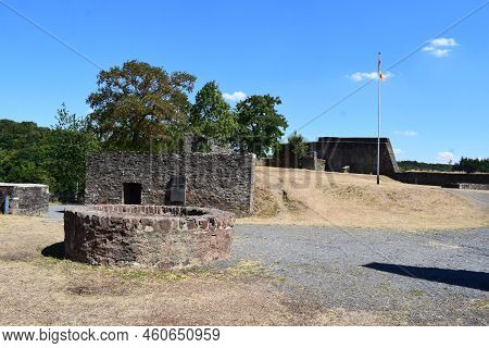 Ruin Of The Castle Above Ulmen In The Eifel