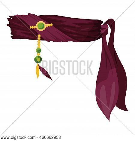 Corsair Or Pirate Hat. Pirate Fancy Dress, Design Element. Buccaneer Or Carnival Costume Hat. Sea Pi