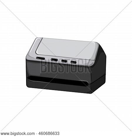Plastic Food Vacuum Sealer Cartoon. Plastic Food Vacuum Sealer Sign. Isolated Symbol Vector Illustra