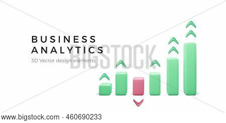 Financial Chart. Success Graph Stock And Exchange Strategy. Diagram Of Profit  Business Strategy. Gr