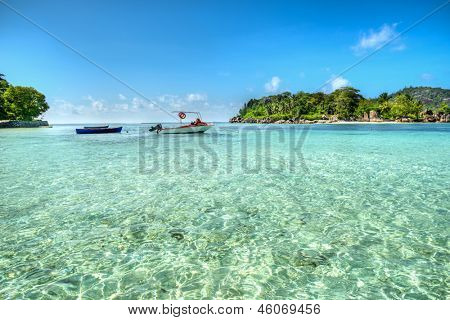 Port Launay beach, isola di Mahe, Seychelles