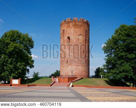 Brest, Belarus - August 18, 2022: Kamenets Tower. Belaya Vezha Defensive Tower Built In 1271-1288
