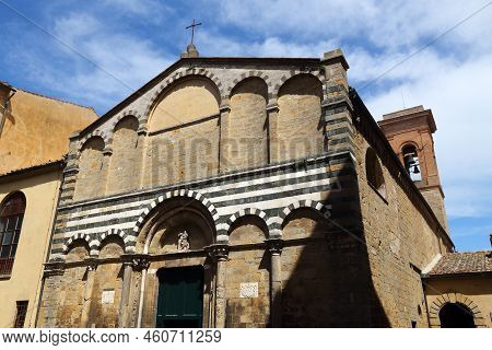 Volterra, Italy - Medieval Town Of Tuscany. Church Of Saint Michael The Archangel (san Michele Arcan
