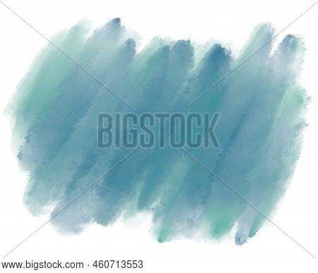 Paint Brush Sketch Stroke Grung Banner Frame Illustration