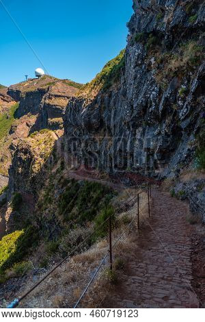 Path To The Ninho Da Manta Viewpoint On Pico Do Arieiro, Madeira. Portugal